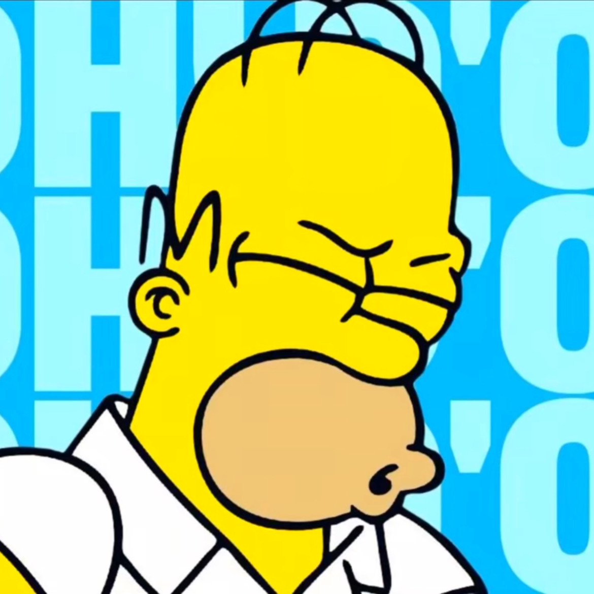 Homer Drops his Donut logo