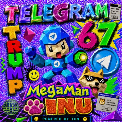 TelegramTrumpMegaMan67Inu logo