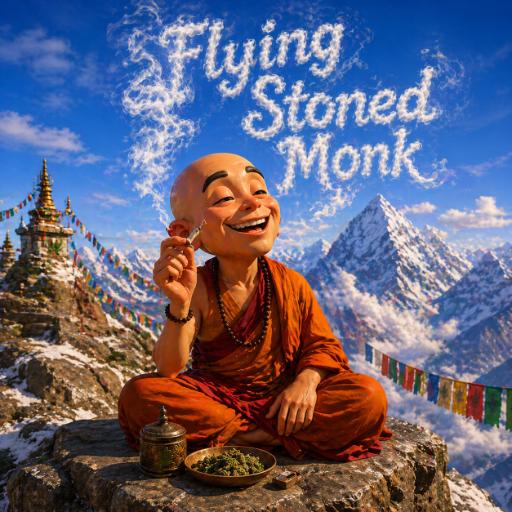 flying stoned monk logo