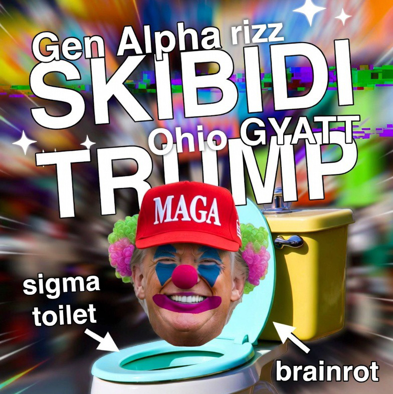 SkibidiTrumpRizzFart logo