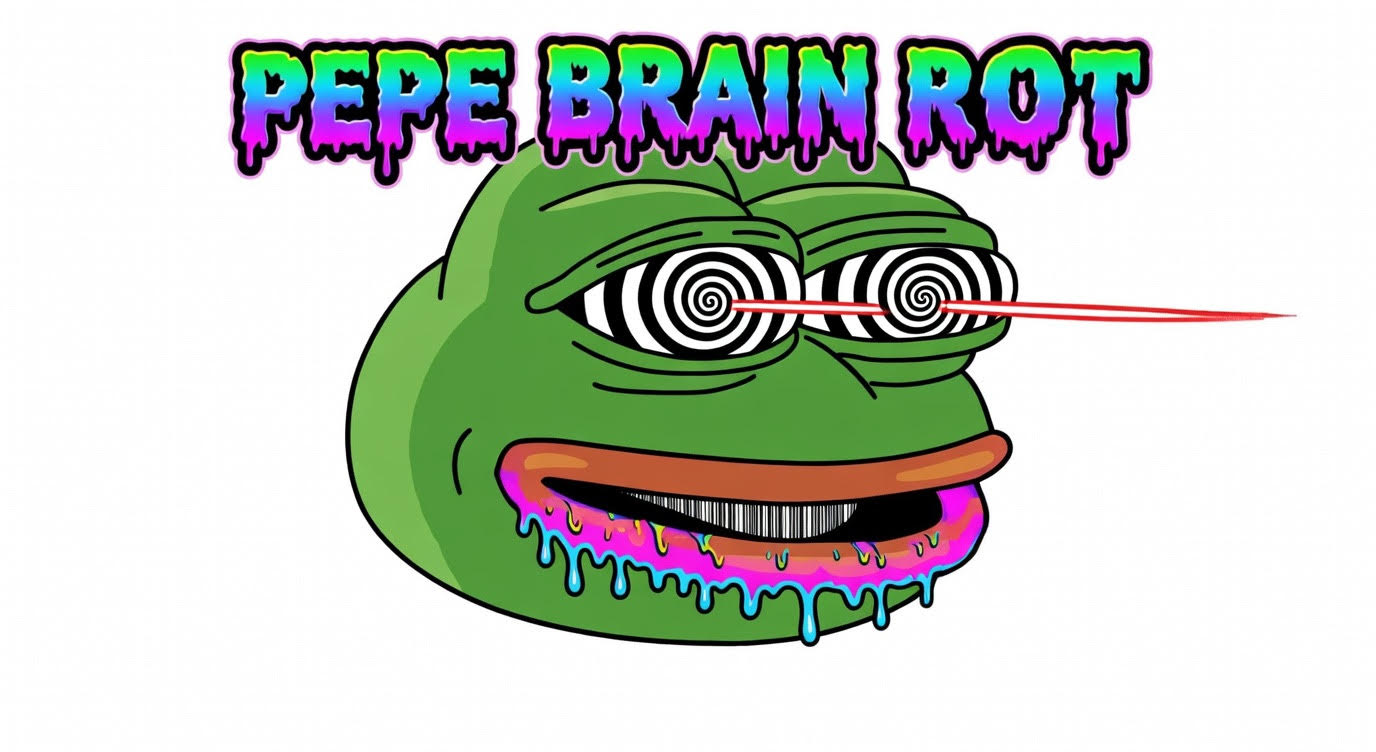 Pepe Brain Rot logo