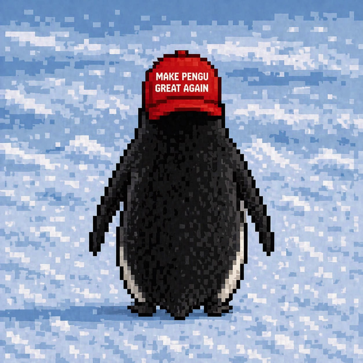 Make Penguin Great Again logo
