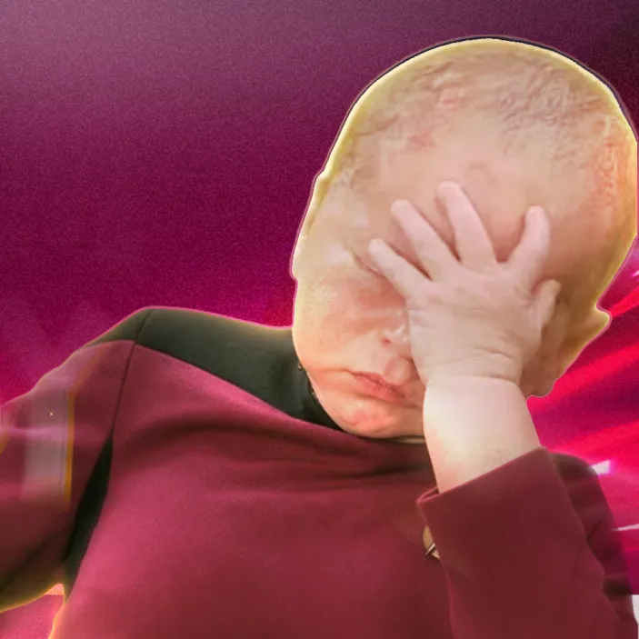 The Facepalm Baby logo