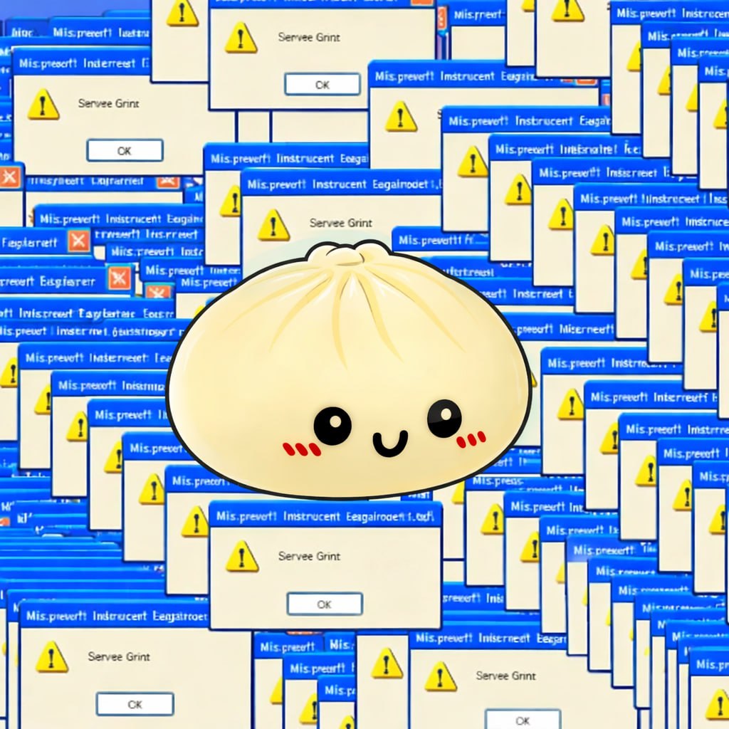 Dumb Dumpling Offering Shit logo