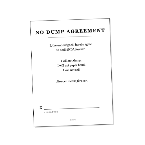 No Dump Agreement logo