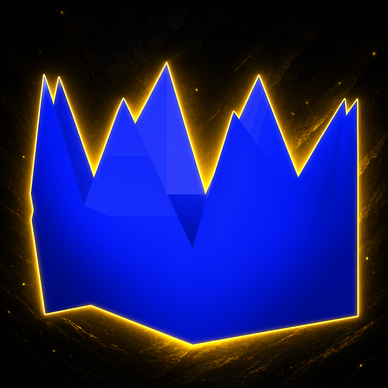 Blue Party Hat logo
