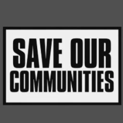 SAVE OUR COMMUNITIES logo