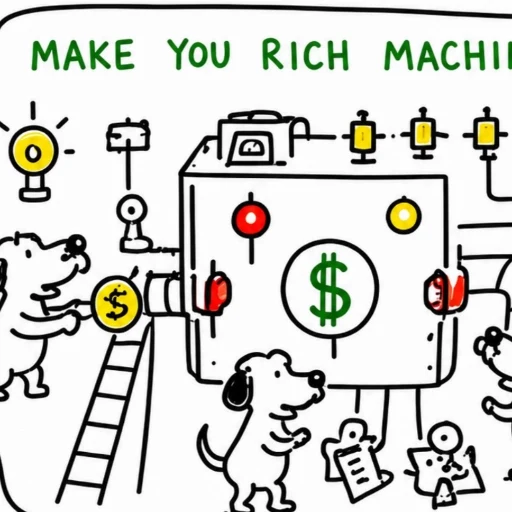 MAKE YOU RICH MACHINE logo