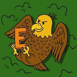 E logo